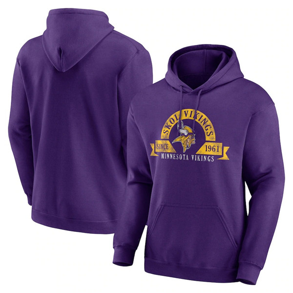 Men's Purple Minnesota Vikings Pullover Hoodie